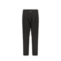 Women's Black Elastane Casual Pants