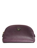 Women's Calfskin Leather Dg Logo Wallet Purple
