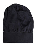 Men's Virgin Wool Knitted Beanie Black