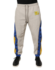 Men's Multicolor Cotton Dg Jogger Sweatpants Pants Polyester Elastane