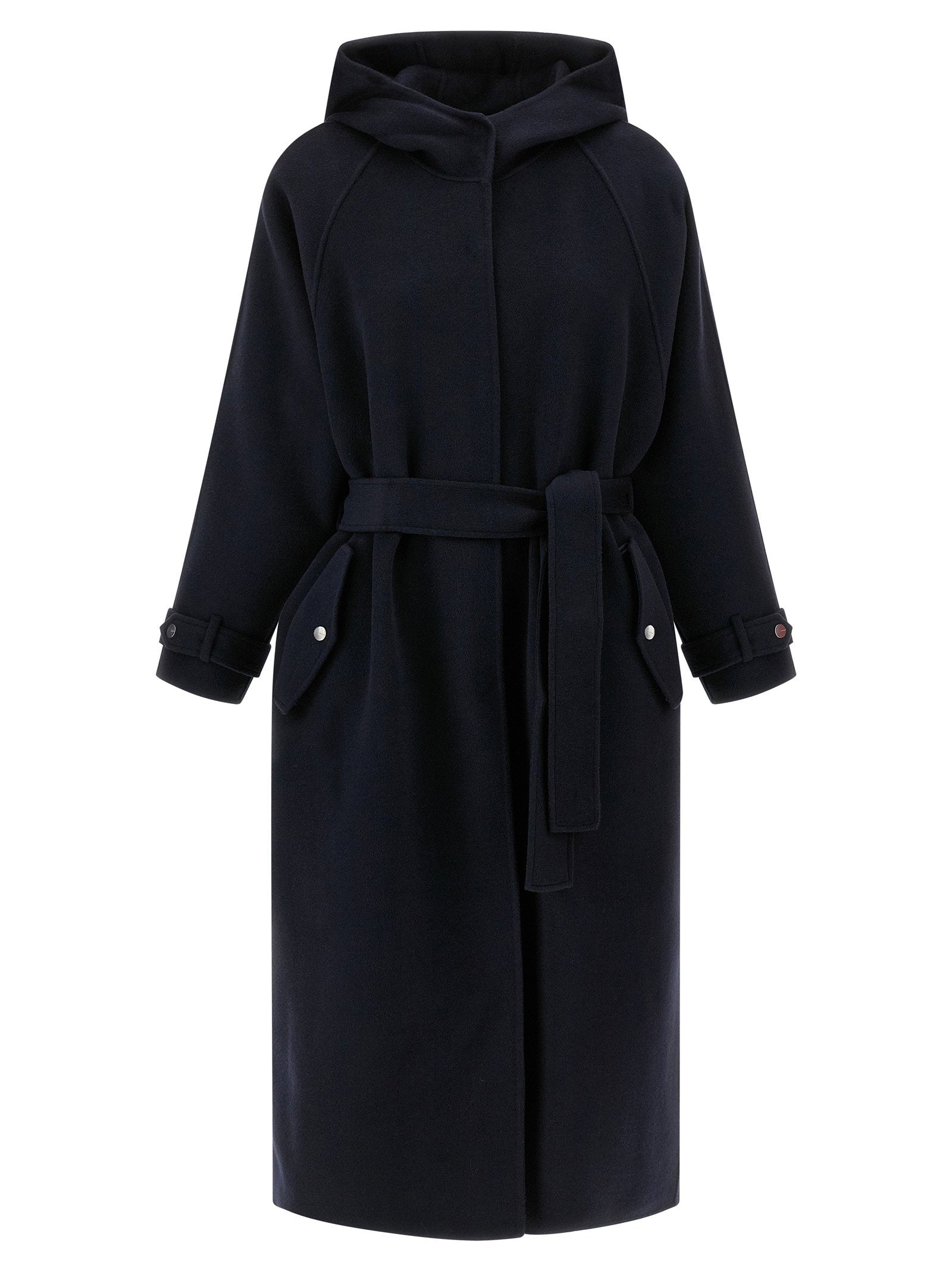 Pinko Cartoccio Coat — Black