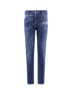 Dsquared2 Jeans Blue Cotone Poliestere Elastan - 48