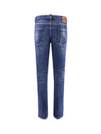Dsquared2 Jeans Blue Cotone Poliestere Elastan - 48