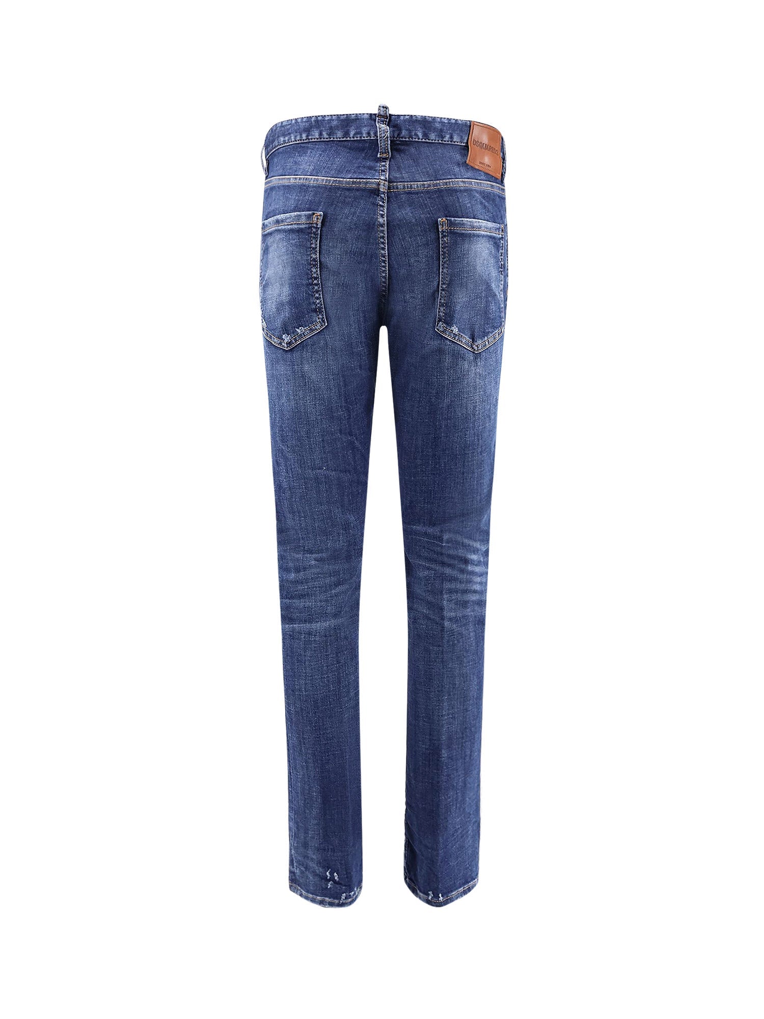 Dsquared2 Jeans Blue Cotone Poliestere Elastan - 48