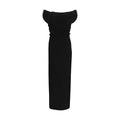 Women's Black Viscose Cocktail Dress