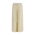 Women's Beige Alpaca Vicugna Pacos Casual Pants