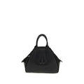 Women's Yasmine Top Handle Bag Black Calf Leather Bos