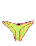 Unisex Yellow Pink Nylon Bottom Beachwear Bikini Underwear Elastane Clothing