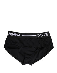Women's Black Nylon Stretch Coulotte Panty Underwear Elastane Clothing