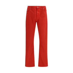 Men's Multicolor Cotton Straight-Leg Jeans Clothing