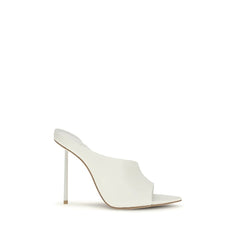Women's Futura Heel Sandal White Calf Leather Bos