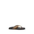 Women's Multicolor Calf Leather Bos Taurus Flip-Flop Sandals