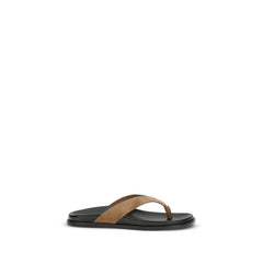 Women's Multicolor Calf Leather Bos Taurus Flip-Flop Sandals