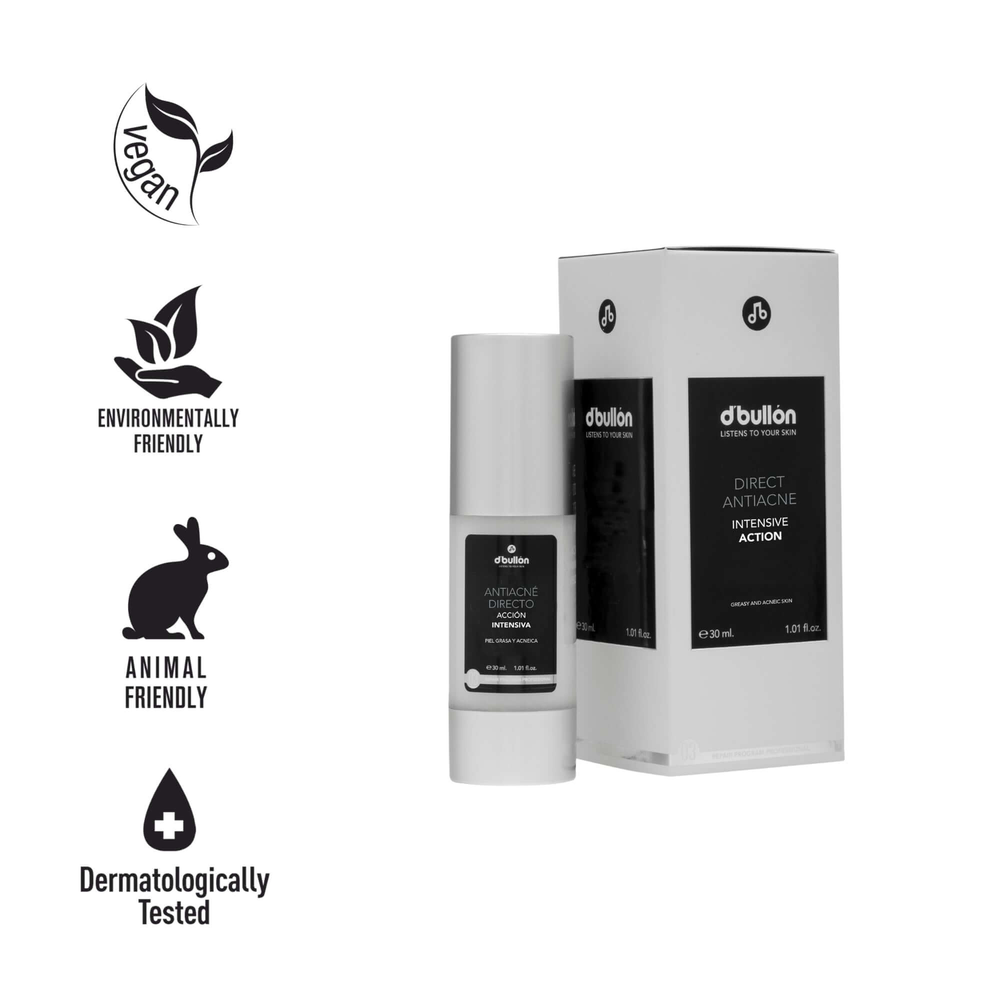 Sérum Facial Antiimperfecciones Directo – Acción Intensiva - 30 ml