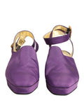 Women's Purple Suede Sandals Shoes