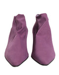 Women's Shoes Purple Suede Ankle Boots