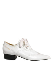 Women's Leather Brogue White