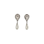 Silver Brass Earrings