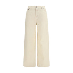 Women's Bicolor Cotton Relaxed Fit Jeans Clothing