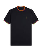 Fred Perry T-shirts and Polos Black Poliestere Riciclato - XS