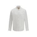 Men's White Cotton Dress Shirt