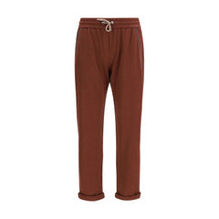 Women's Bordeaux Cotton Casual Pants