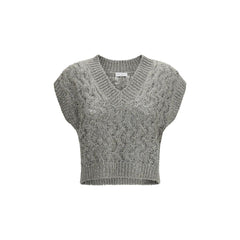 Women's Bicolor Silk Sweatshirt Clothing