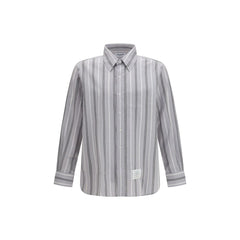 Men's Gray Cotton Shirt