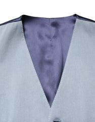 Gray Wool Single Breasted Men Waistcoat Vest Cotton Clothing