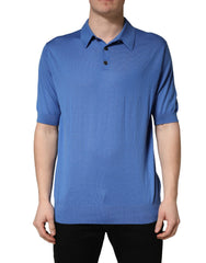 Men's Cashmere Polo Blue