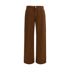 Women's Brown Cotton Pants
