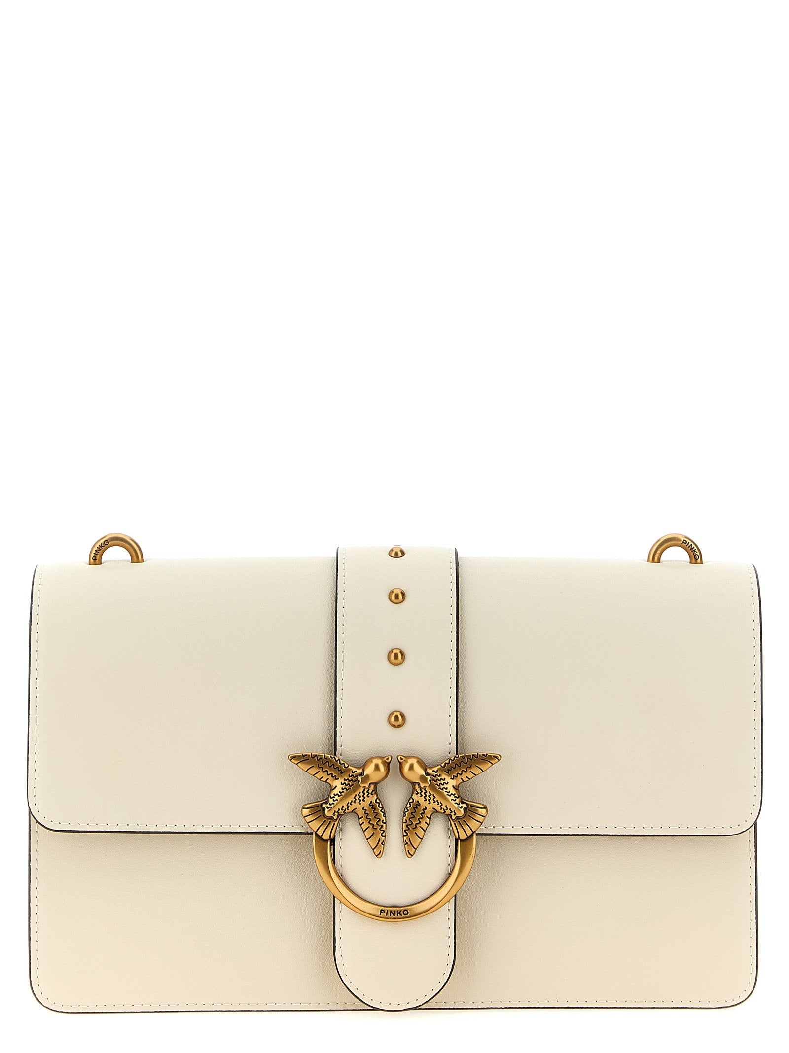 Pinko Love Crossbody Bag — Ivory