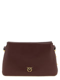 Pinko Triplet Crossbody Bag — Burgundy
