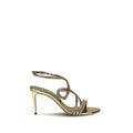 Women's Julia Josephine Sandal Gold Calf Leather Bos Heels