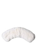 Women's Fur Shoulder Collar Shawl White
