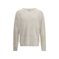 Men's Beige Linen Sweatshirt Clothing