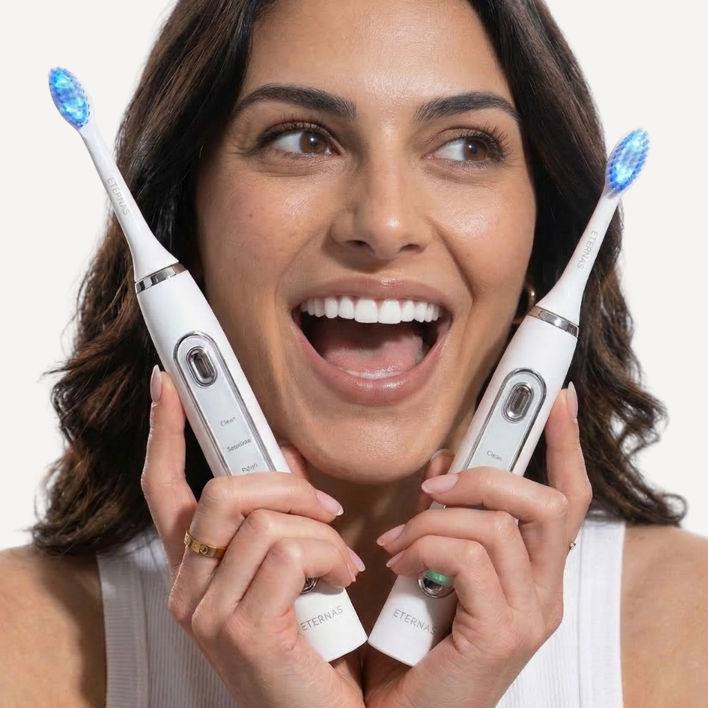 Cepillo de Dientes Eléctrico LED 2 en 1