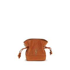 Women's Quilted Lambskin Clutch Orange Ovis Aries