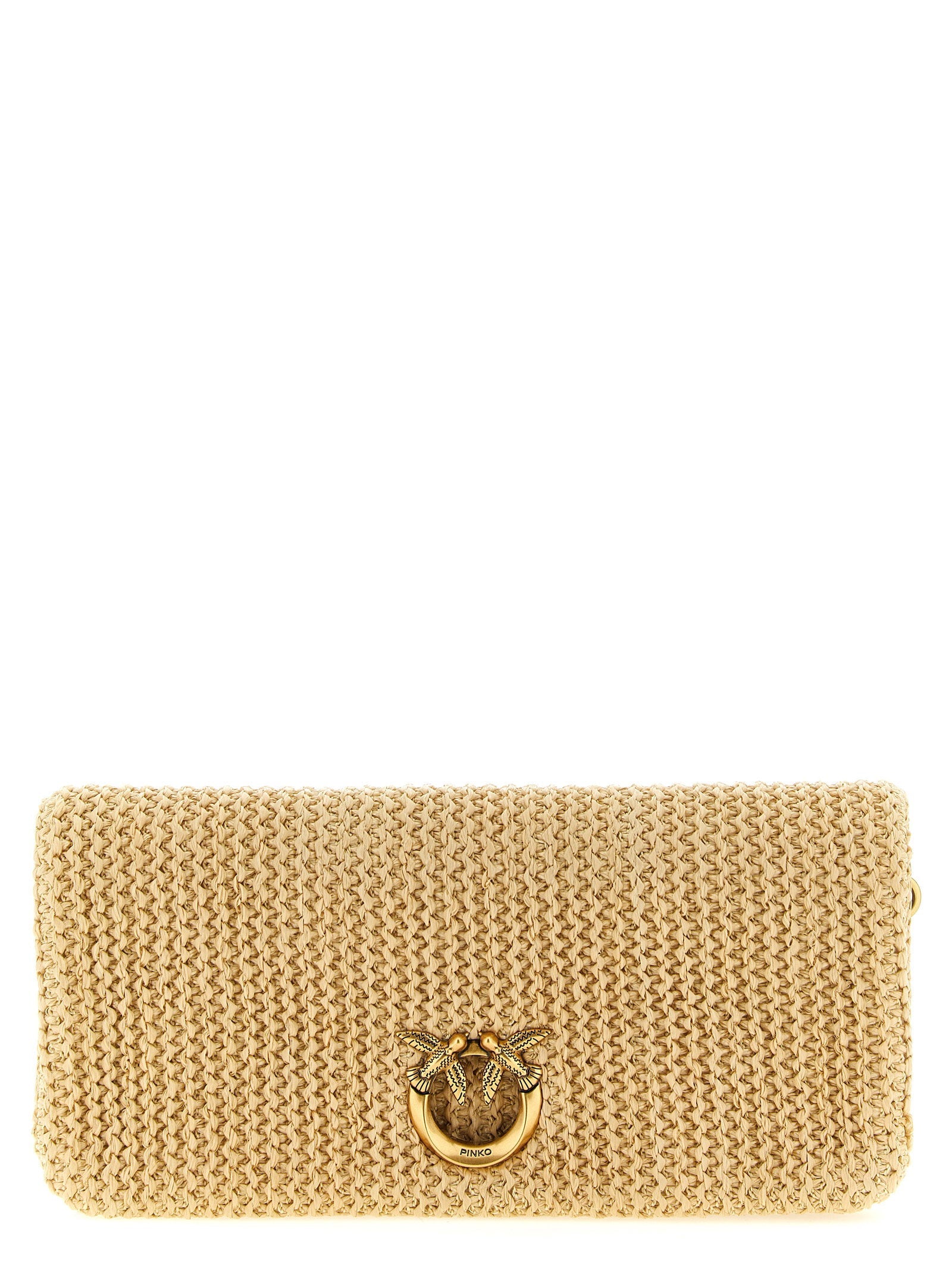 Pinko Love Clutch — Natural