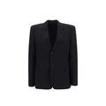 Women's Black Wool Jackets And Coat Clothing