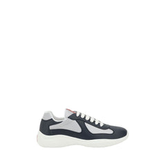 Men's Blue Polyamide Athletic Sneakers