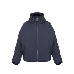 Men's Blue Polyamide Coat Clothing