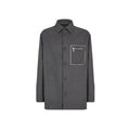 Men's Gray Cashmere Coat Clothing