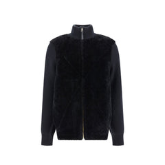 Women's Black Lamb Fur Coat Clothing