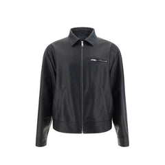Men's Black Leather Jacket Clothing