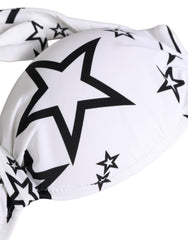 Women's White Millennials Star Padded Bandeau Underwear Elastane Nylon Clothing