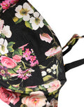 Women's Black Floral Padded Balconnet Bra Underwear Elastane Nylon Clothing