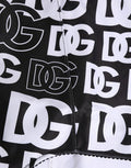 Women's Black White Dg Logo Waistband Girdle Underwear And Elastane Polyester Clothing