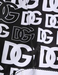 Women's Black White Dg Logo Waistband Girdle Underwear And Elastane Polyester Clothing