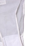 Women's White Sheer Silk Stretch High Brief Underwear Elastane Clothing